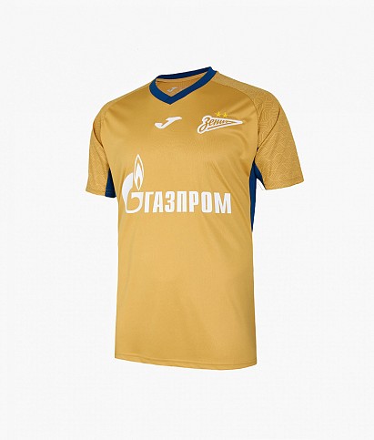 Игровая золотая футболка ФК «Зенит»