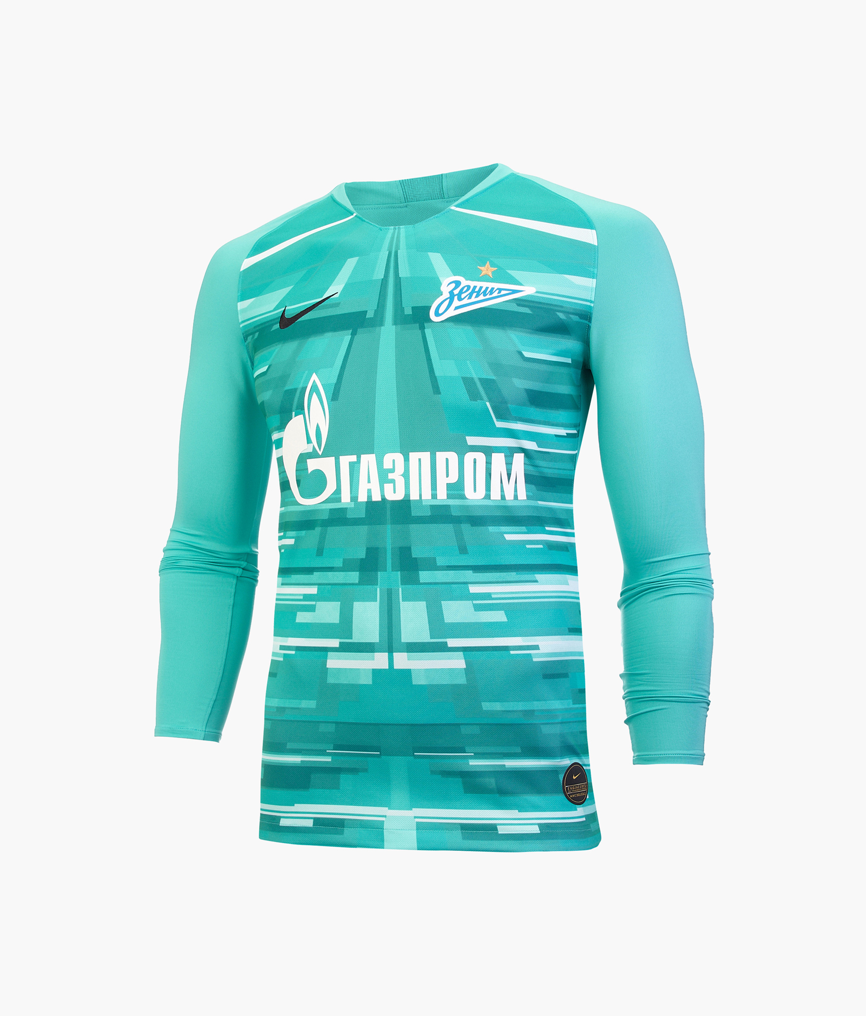 Вратарская футболка с длинным рукавом сезона 2019/20 Nike Цвет-Зеленый